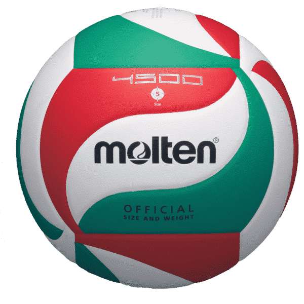 Ballon Volley Molten V5M4500 rouge et vert