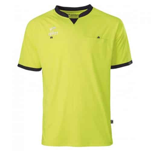 maillot jaune manches courtes pour arbitre