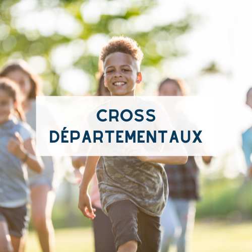 enfants faisant un cross départemental